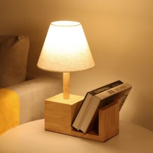 table lamp include book shelf for home decore